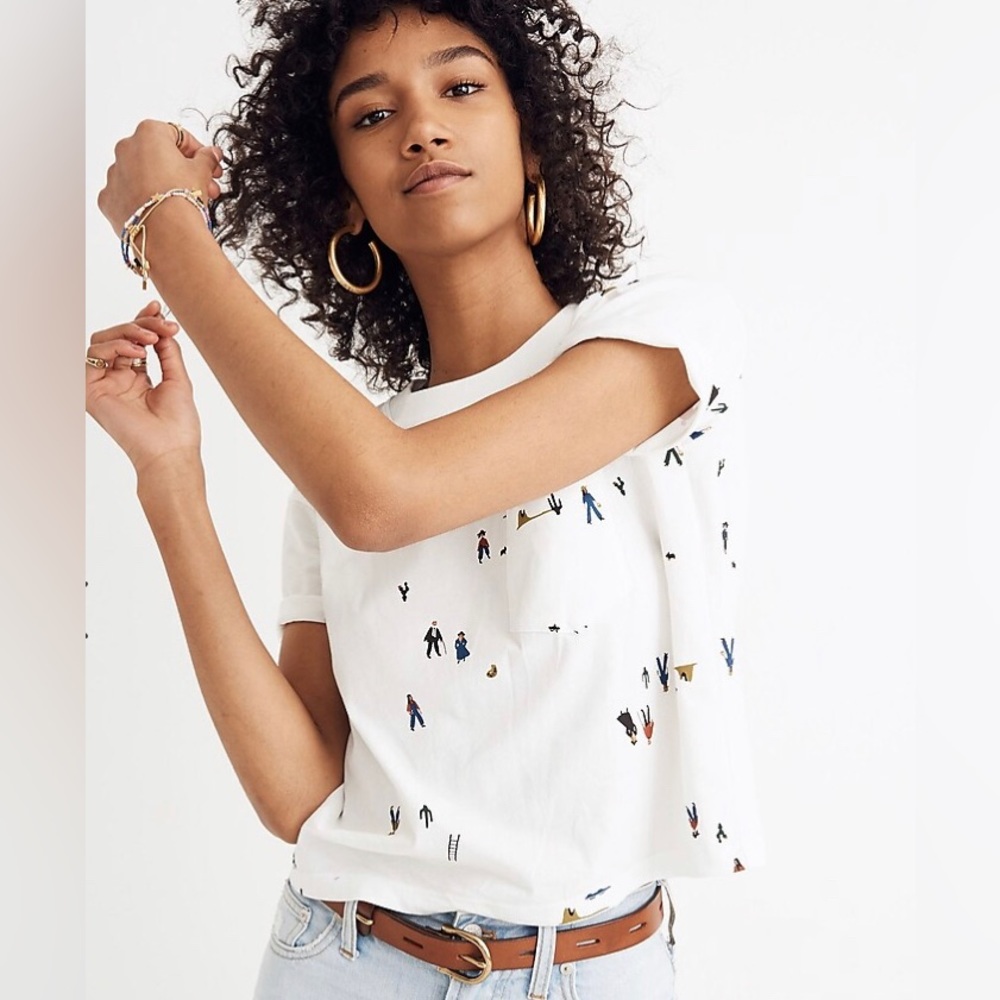 Madewell El Rancho Crop Tee